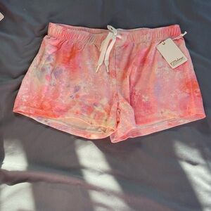 PJ Salvage Tie-Dye Pink Shorts